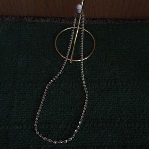 Silver twist chain 12”